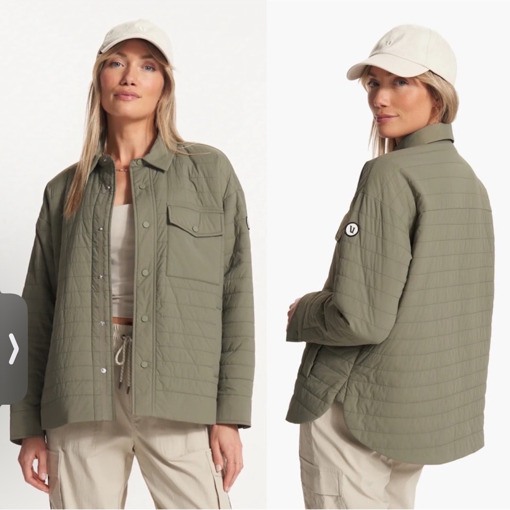 Vuori Canyon Insulated Shirt Jacket Pistachio